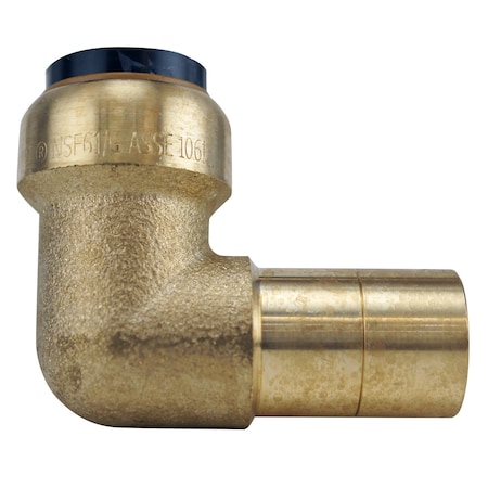 Apollo 3/4 in. Brass Push-To-Connect Street 90-Degree Elbow FSBE34STR